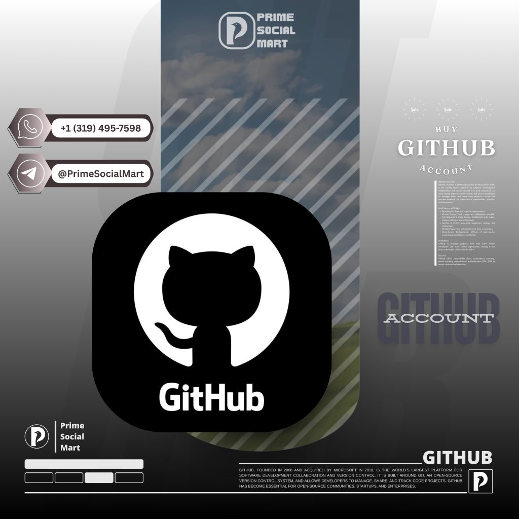 Buy GitHub Account