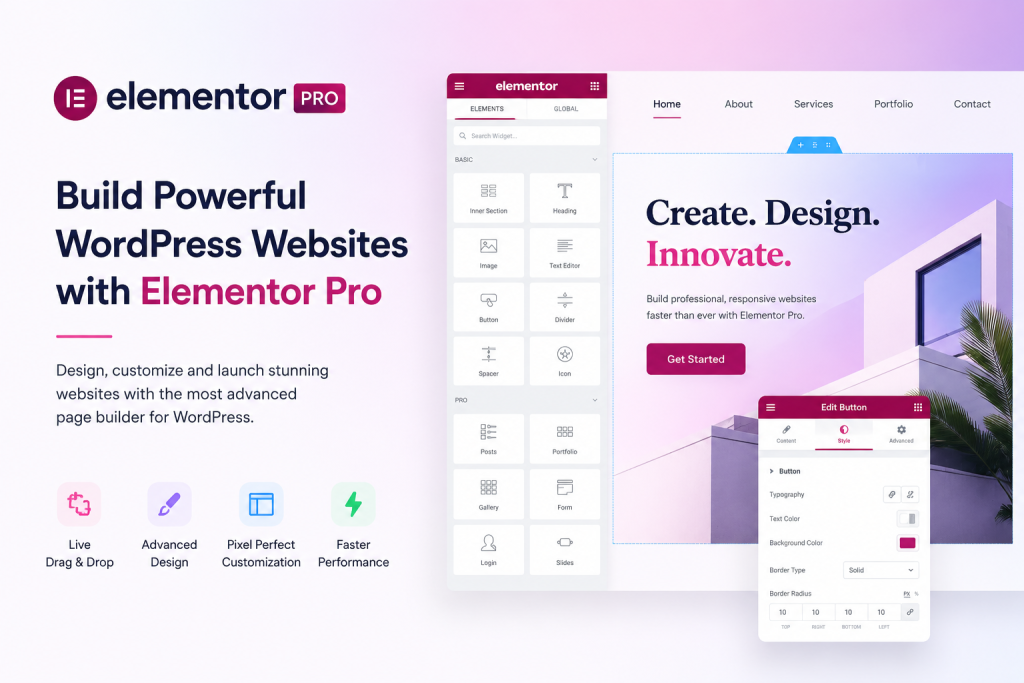 Elementor Pro Free Download 4.0.4v